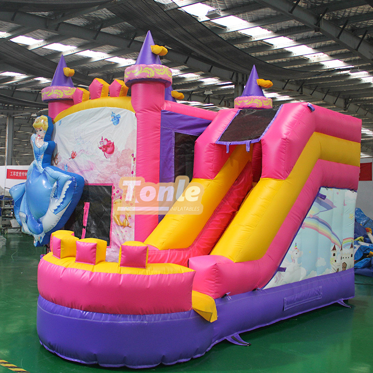 Disney Princess Theme Bouncy Castle Slide Combo