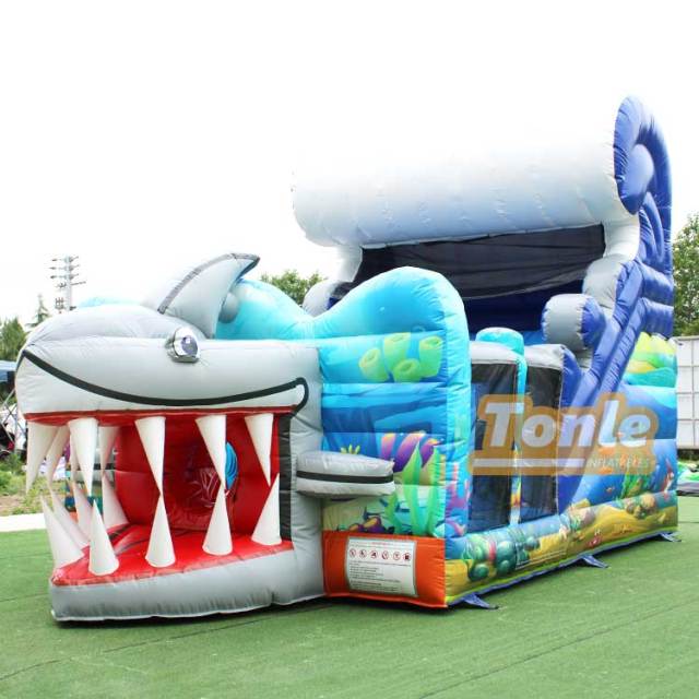 Shark Inflatable Slide