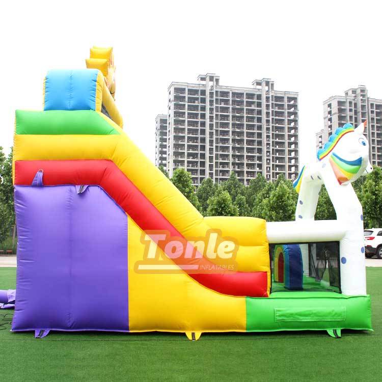 Unicorn Inflatable Small Dry Slide
