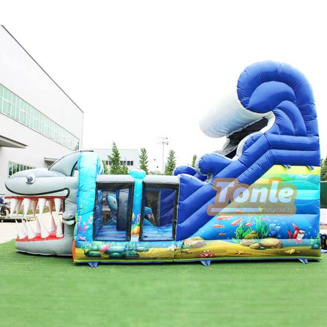 Shark Inflatable Slide
