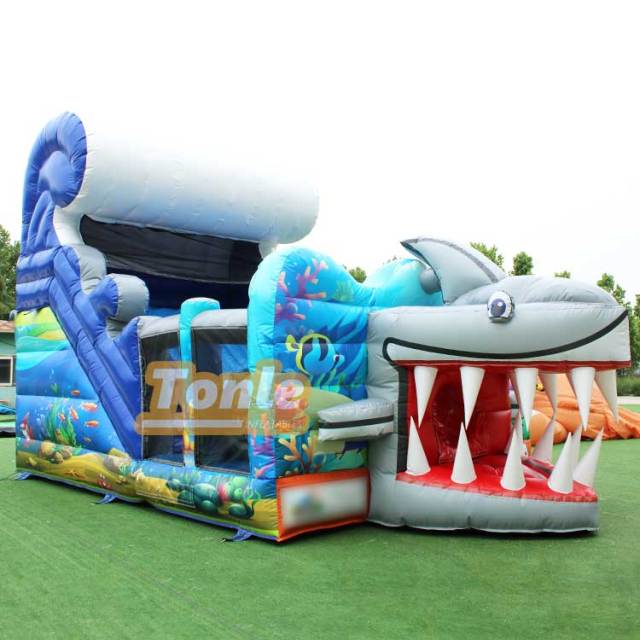 Shark Inflatable Slide
