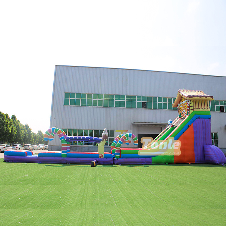 24FT Suger Splash inflatable Water Slide