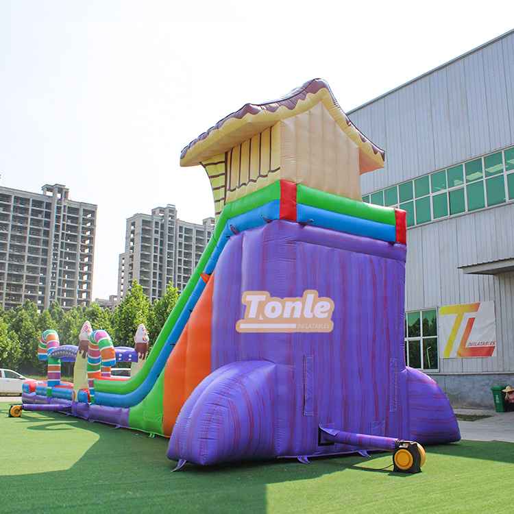 24FT Suger Splash inflatable Water Slide