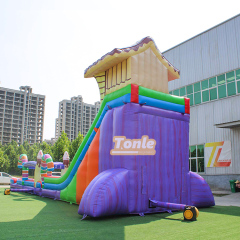 24FT Suger Splash inflatable Water Slide