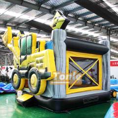 Construction Bulldozer 3D Inflatable Bouncer