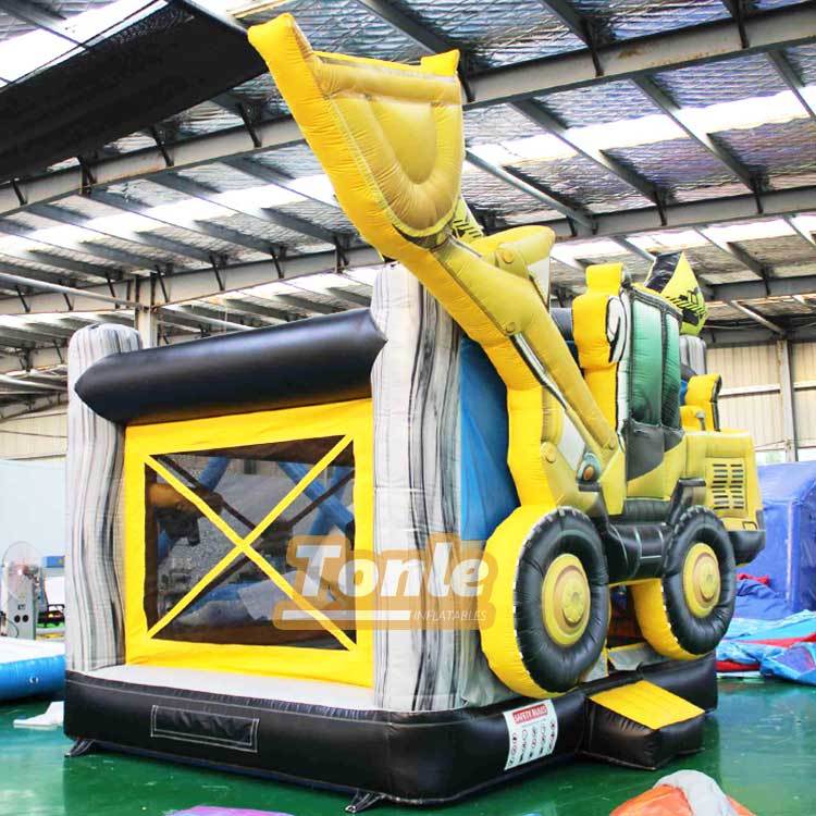 Construction Bulldozer 3D Inflatable Bouncer