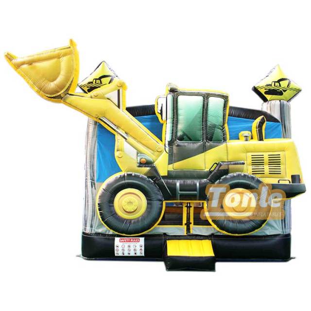Construction Bulldozer 3D Inflatable Bouncer