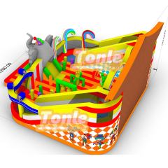 Circus bouncy castle inflatable small playground