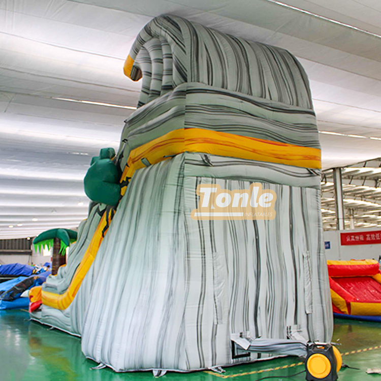 T-Rex Dinosaur Commercial Grade Tropical Inflatable Water Slide