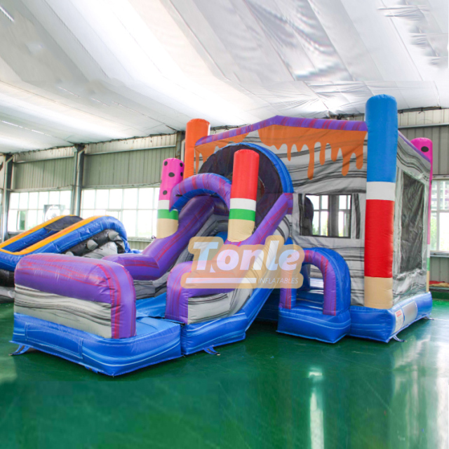Popsicle Bounce House combo wet or dry