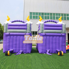Purple Lightning inflatable Water Slide