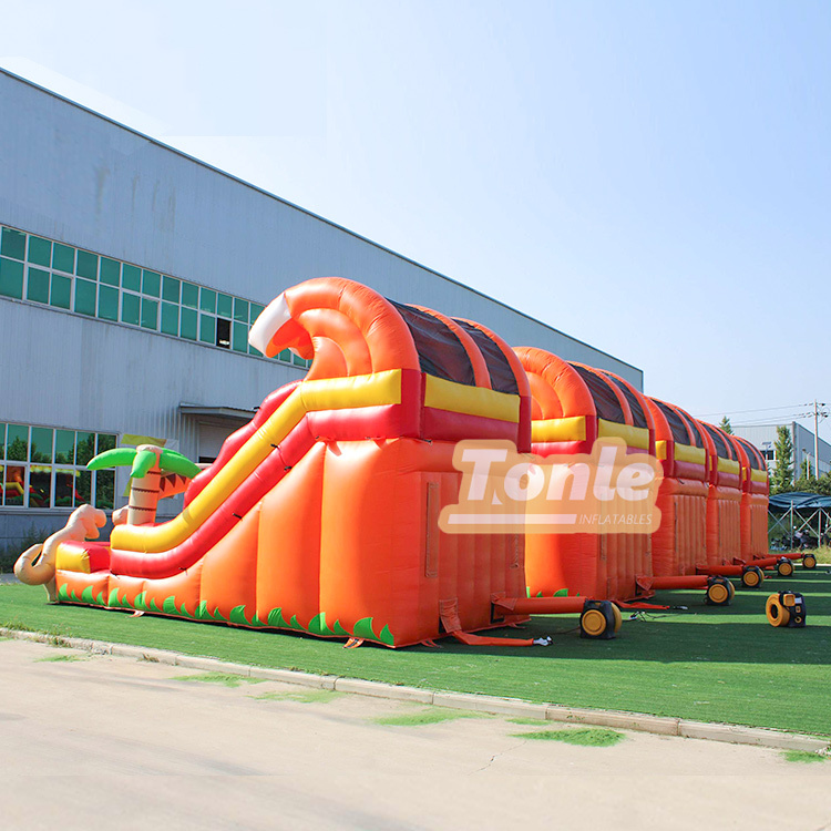 Jurassic Dinosaur Inflatable Water Slide