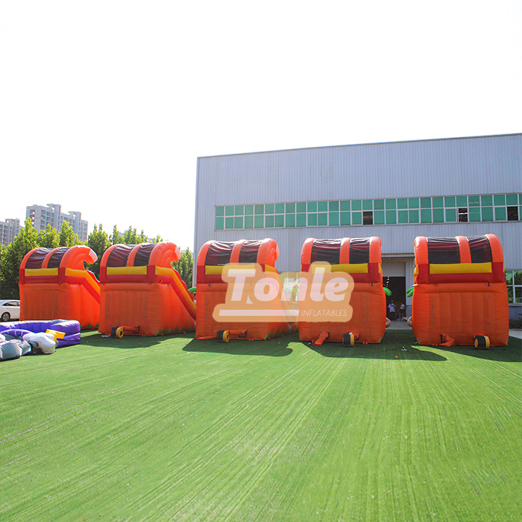 Jurassic Dinosaur Inflatable Water Slide