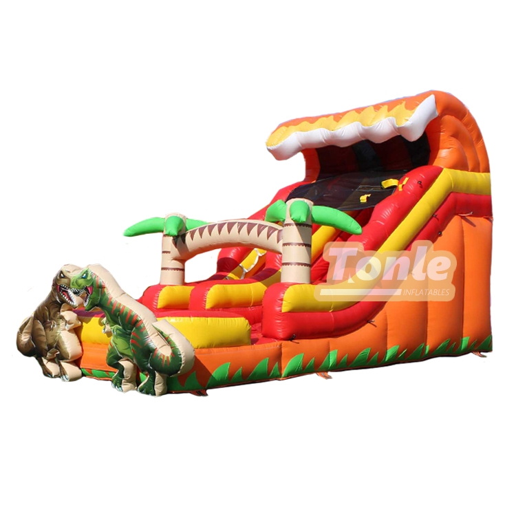 Jurassic Dinosaur Inflatable Water Slide