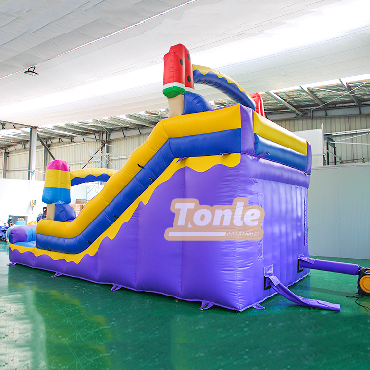 Ice Cream Inflatable Water Slide