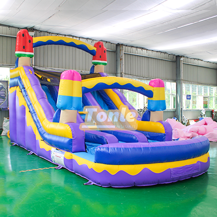 Ice Cream Inflatable Water Slide
