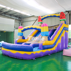 Ice Cream Inflatable Water Slide