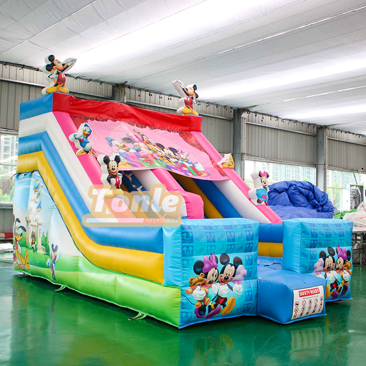 Commercial Disney Mickey Mouse Inflatable Slides For Sale