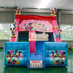 Commercial Disney Mickey Mouse Inflatable Slides For Sale