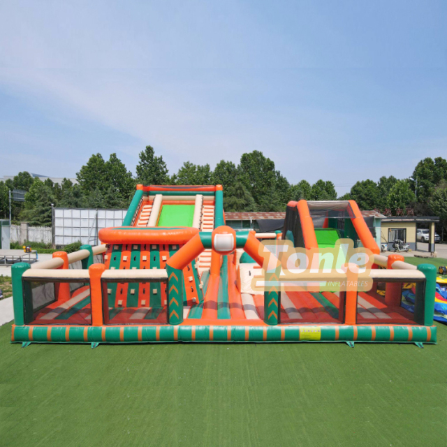 Large commercial inflatable fun city playground