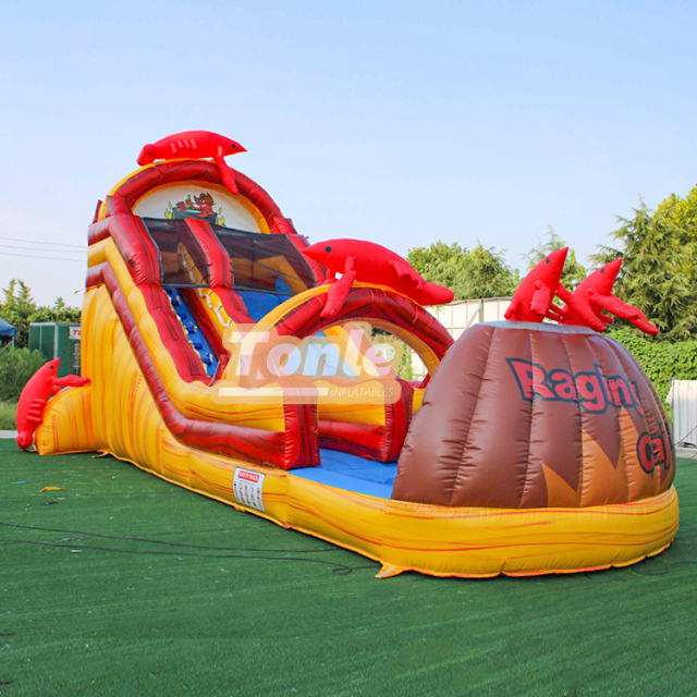 20ft Crayfish inflatable water slide