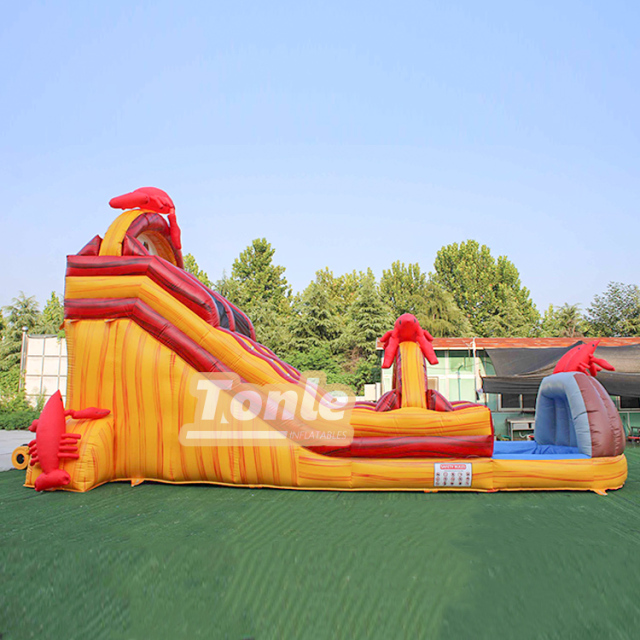 20ft Crayfish inflatable water slide