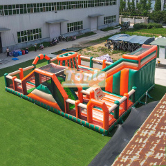 Large commercial inflatable fun city playground