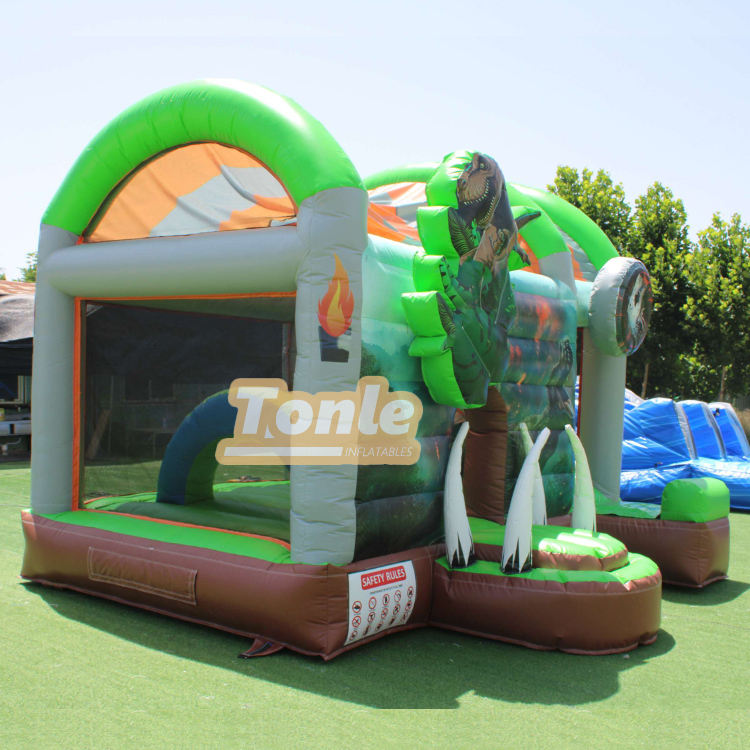 Jurassic Dinosaur inflatable Jumper dry Combo