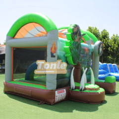 Jurassic Dinosaur inflatable Jumper dry Combo