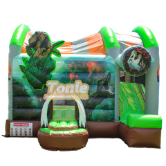 Jurassic Dinosaur inflatable Jumper dry Combo