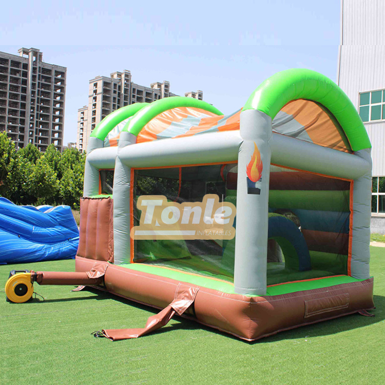 Jurassic Dinosaur inflatable Jumper dry Combo