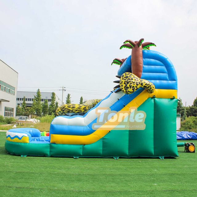 15FT Hidden Jaguar Inflatable Water Slide