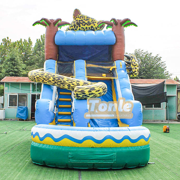 15FT Hidden Jaguar Inflatable Water Slide