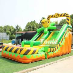 17ft Toxic rush inflatable Water Slide