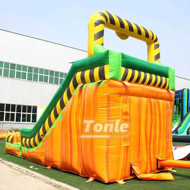 17ft Toxic rush inflatable Water Slide