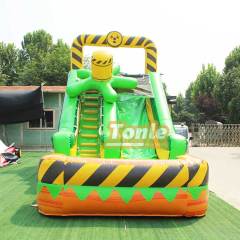 17ft Toxic rush inflatable Water Slide