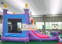 Unicorn inflatable jumper slide combo