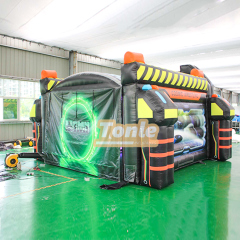 Commercial activity space inflatable tunnel