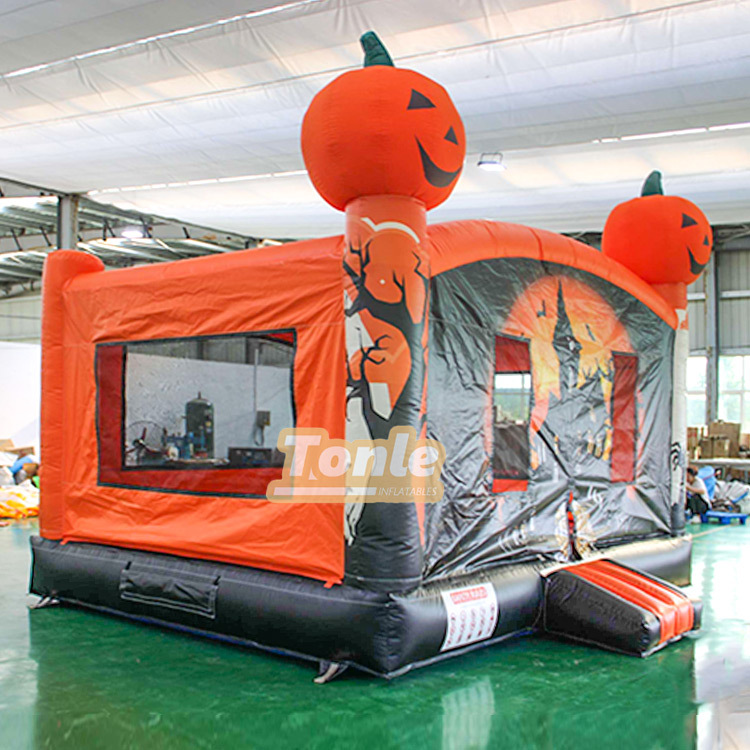 Halloween pumpkin bouncy castle inflatable bouncer