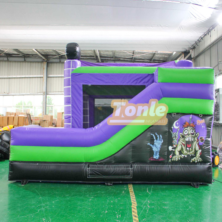 Halloween zombie inflatable jumper combo