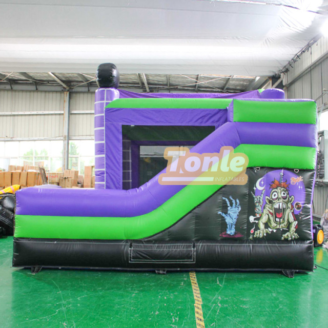 Halloween zombie inflatable jumper combo