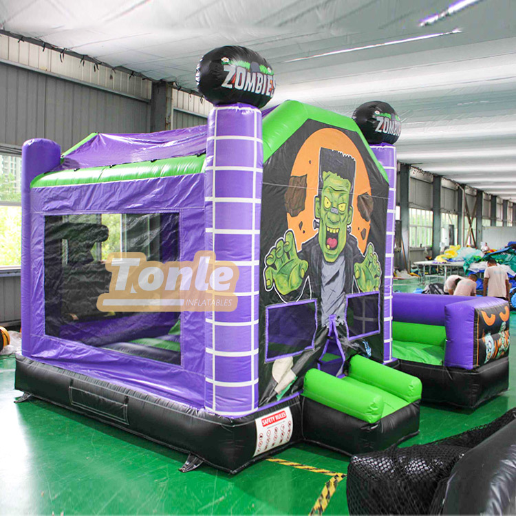 Halloween zombie inflatable jumper combo