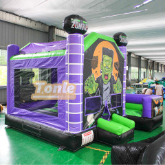 Halloween zombie inflatable jumper combo