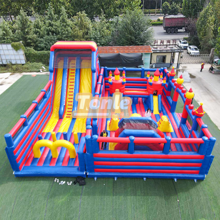 Indoor and outdoor commercial inflatable playground