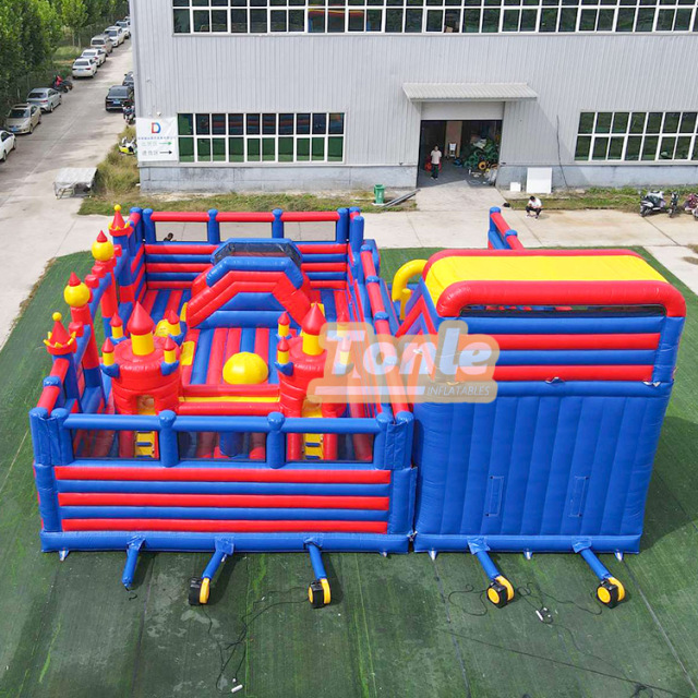 Indoor and outdoor commercial inflatable playground