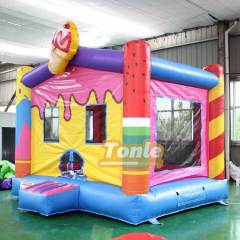 Ice cream inflatable bounce house