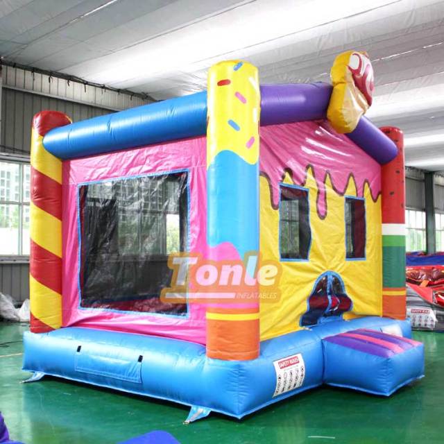 Ice cream inflatable bounce house