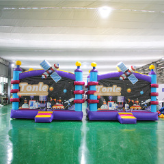 starry sky inflatable bounce house