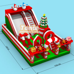Christmas inflatable fun city kids playground