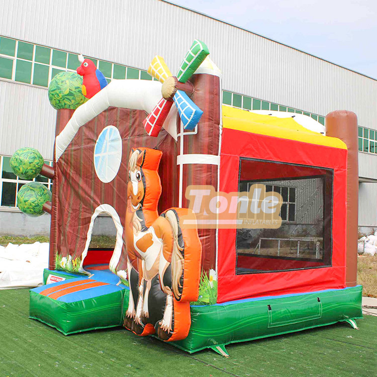 Happy Farm Inflatable Bounce House